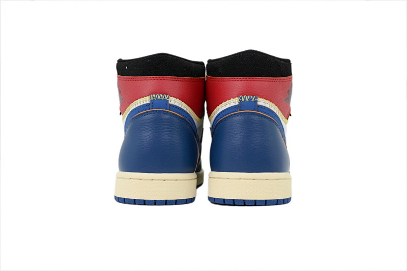 【CA5ZY】蓝拼接  ZY版乔丹1代 BV1300-146 Union X Air Jordan 1 OG Hi Retro“Blue Toe”
