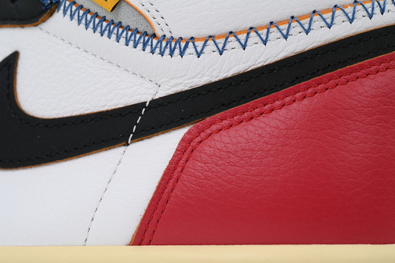 【CA5ZY】黑拼接 ZY版乔丹1代 BV1300-106 Union X Air Jordan 1 OG Hi Retro“Black Toe”