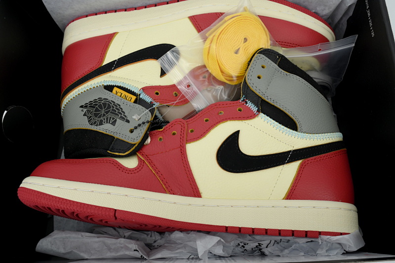 【CA5ZY】白红拼接  ZY版乔丹1代  HV8563-600 Union LA x Air Jordan 1 Retro High OG SP 'Chicago Shadow'
