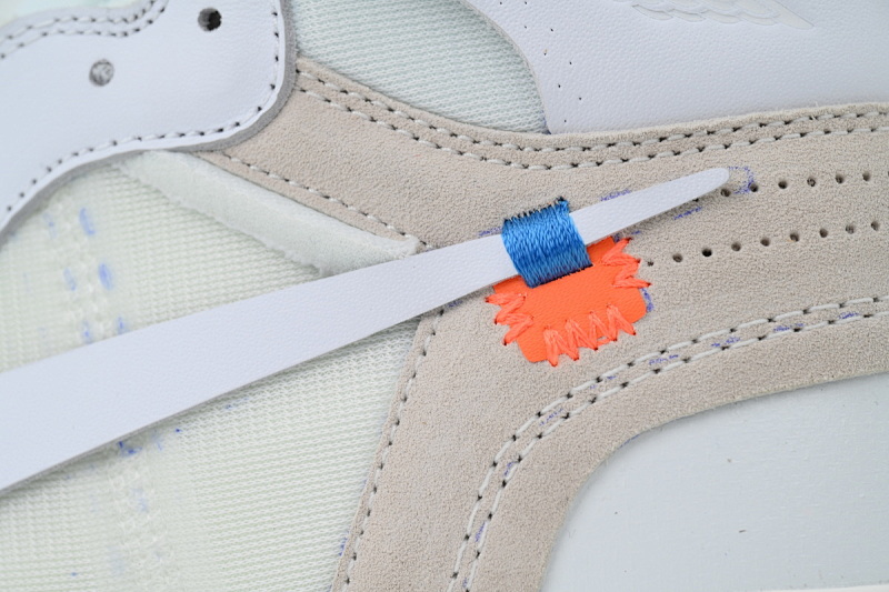 【CA5ZY】白联名 Off White联名 ZY版乔丹1代  AQ0818-100 OFF WHITE X Air Jordan 1 White