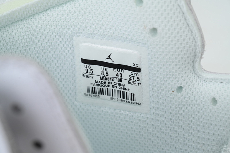 【CA5ZY】白联名 Off White联名 ZY版乔丹1代  AQ0818-100 OFF WHITE X Air Jordan 1 White