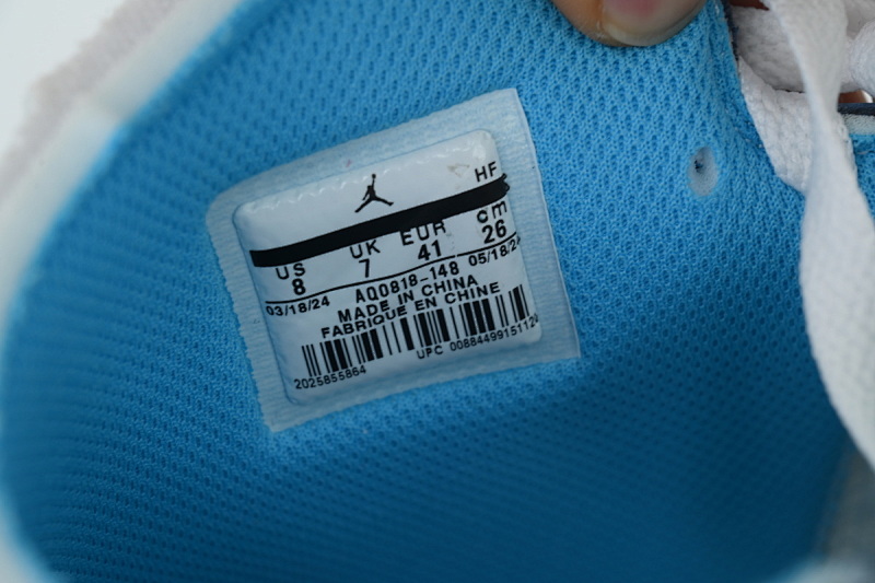 【CA5ZY】蓝联名 Off White联名 ZY版乔丹1代 AQ0818-148 Off White x Air Jordan 1 “UNC”