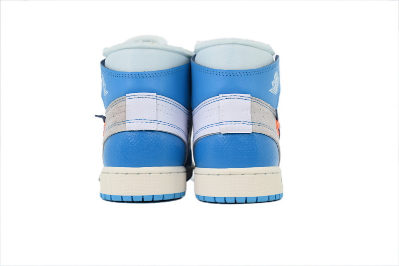【CA5ZY】蓝联名 Off White联名 ZY版乔丹1代 AQ0818-148 Off White x Air Jordan 1 “UNC”