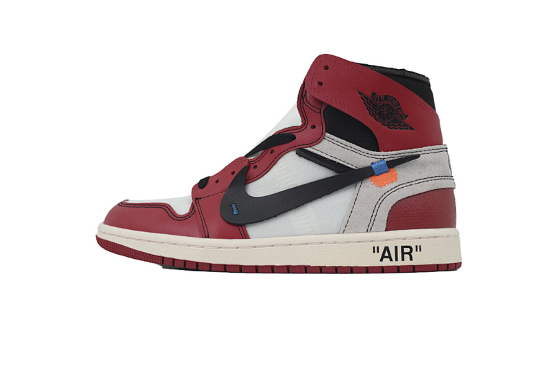 【CA5ZY】红联名 Off White联名 ZY版乔丹1代 AA3834-101 OFF-WHITE x Air Jordan 1 High OG 10X“Chicago”