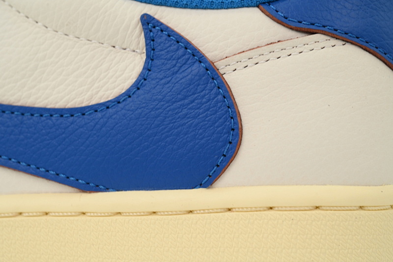 【BA9ZY】闪电2.0  ZY版乔丹1代低帮  DM7866-104 Travis Scott x Air Jordan 1 Retro Low OG SP 'Sail Military Blue'