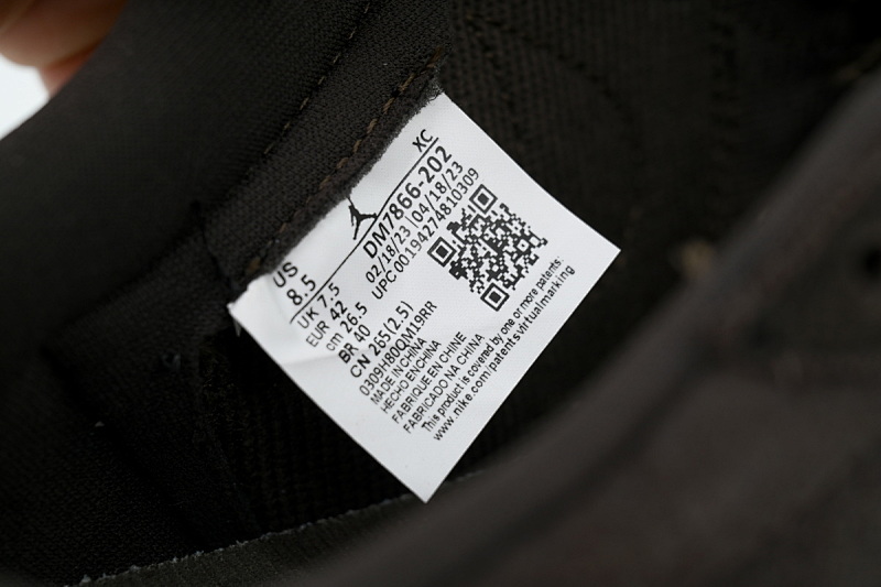 【BA9ZY】黑棕 ZY版乔丹1代低帮 DM7866-202 Travis Scott x Air Jordan 1 Retro Low OG SP 'Velvet Brown'