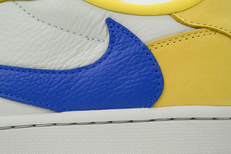 【BA9ZY】黄倒钩  ZY版乔丹1代低帮 DZ4137-700 Travis Scott x Air Jordan 1 Low OG Canary