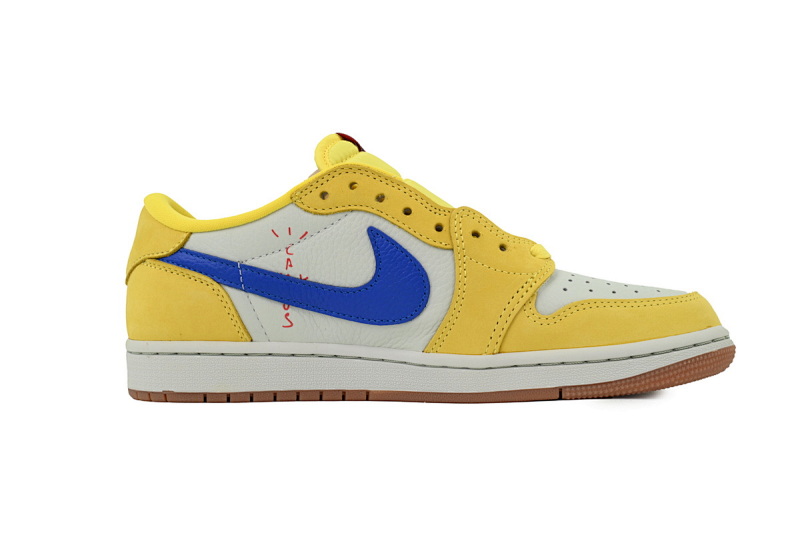 【BA9ZY】黄倒钩  ZY版乔丹1代低帮 DZ4137-700 Travis Scott x Air Jordan 1 Low OG Canary