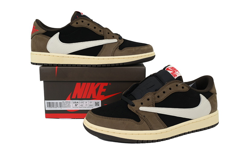 【BA9ZY】深棕 ZY版乔丹1代低帮 CQ4277-001 Travis Scott x Air Jordan 1 Low OG SP-T