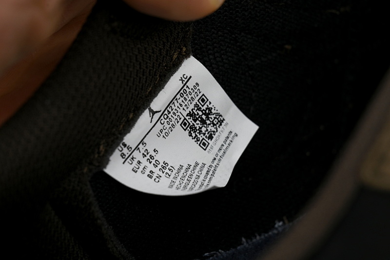 【BA9ZY】深棕 ZY版乔丹1代低帮 CQ4277-001 Travis Scott x Air Jordan 1 Low OG SP-T