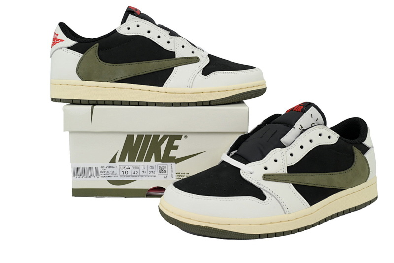 【BA9ZY】橄榄绿 ZY版乔丹1代低帮  DZ4137-106 Air Jordan 1 Low OG WMNS “Olive”Black Green Olive
