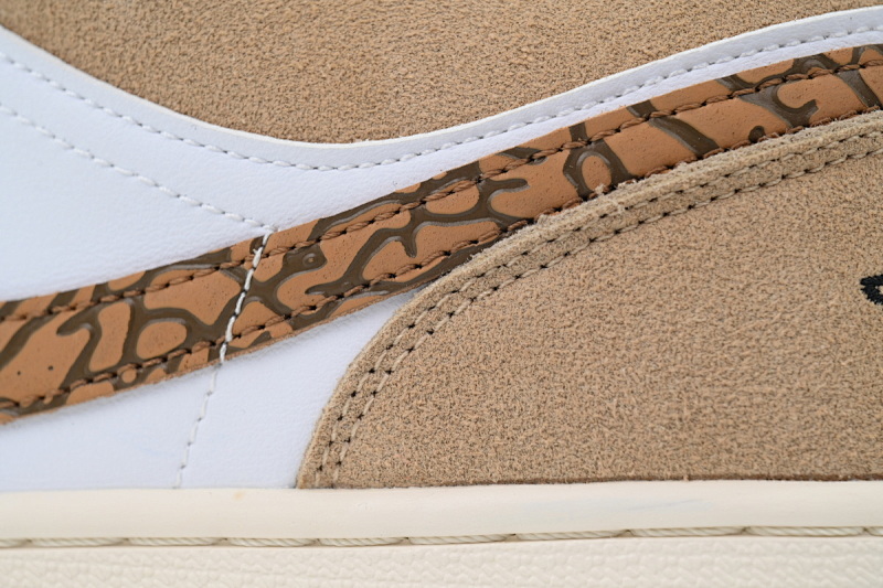 【AA1XH】豹纹卡齐白 乔丹1代低帮 DZ4130-201 Air Jordan 1 Low SE 'Brown Elephant'