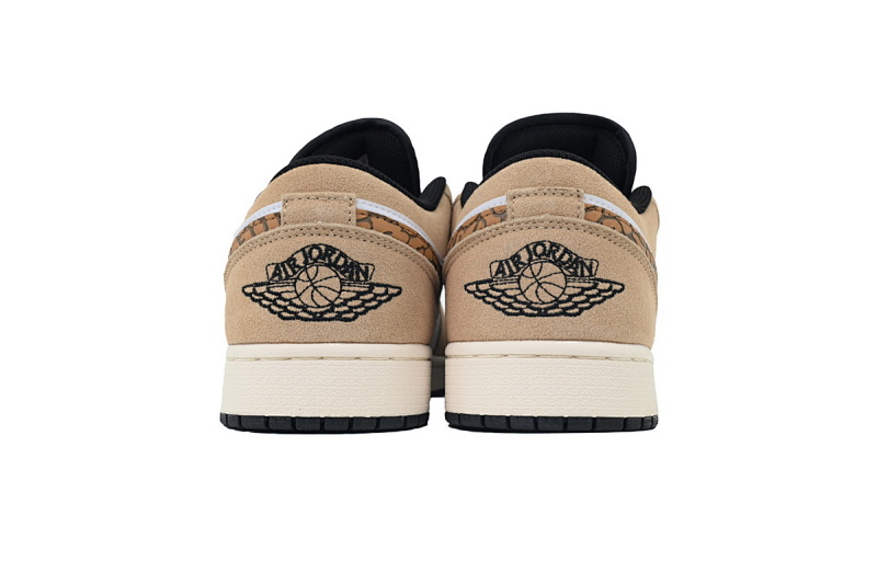 【AA1XH】豹纹卡齐白 乔丹1代低帮 DZ4130-201 Air Jordan 1 Low SE 'Brown Elephant'