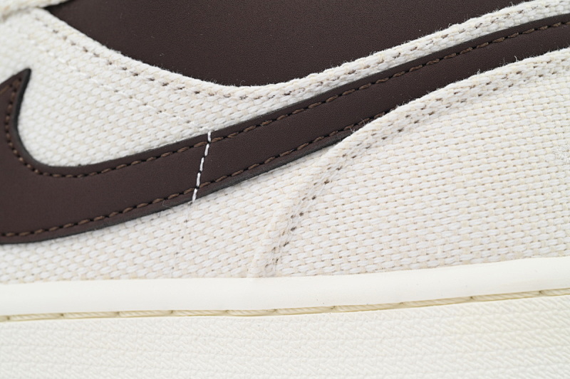yupoo_324393_0742f2b0.jpg 【AA1XH】麻布象牙棕 乔丹1代低帮 IB8058-110 Air Jordan 1 Low Premium 'Ivory Baroque Brown'