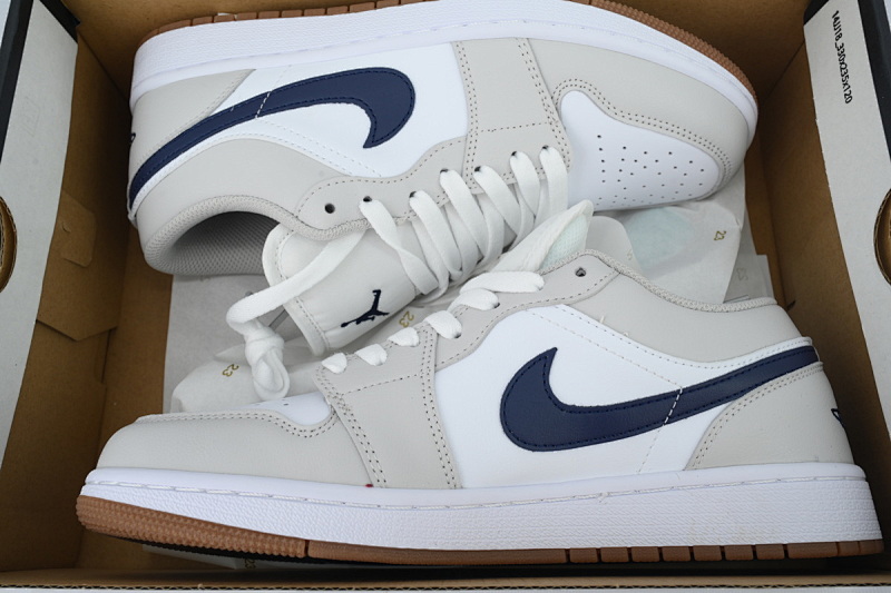 【AA1XH】低烟灰深兰 乔丹1代低帮 553558-146 Air Jordan 1 Low 'Georgetown'