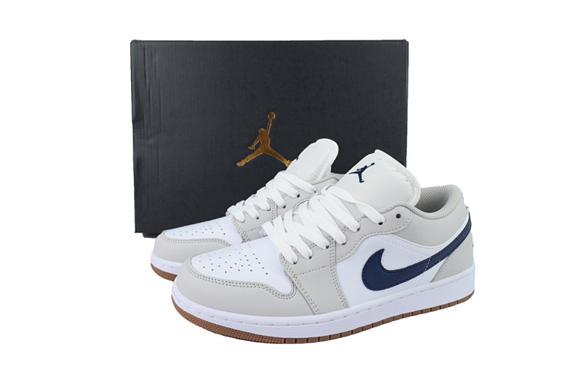 【AA1XH】低烟灰深兰 乔丹1代低帮 553558-146 Air Jordan 1 Low 'Georgetown'