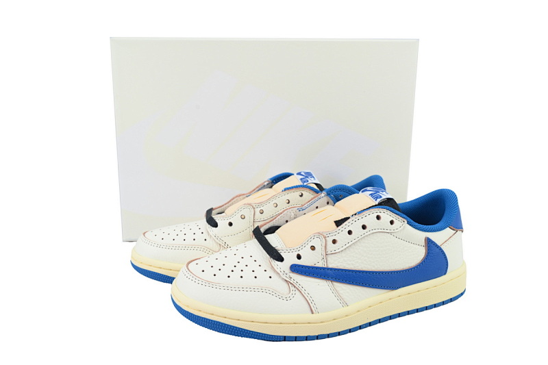 【DA7OG】闪电 OG版乔丹1代低帮  DM7866-104  Fragment Design x Travis Scott x Air Jordan 1 Retro Low OG SP 'Sail