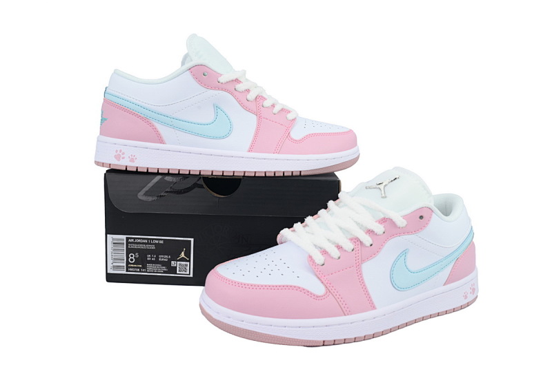 yupoo_324631_bc193c5b.jpg 【AA1XH】猫爪粉 乔丹1代低帮 HM3706-141 Air Jordan 1 Low SE 'Paw Print'