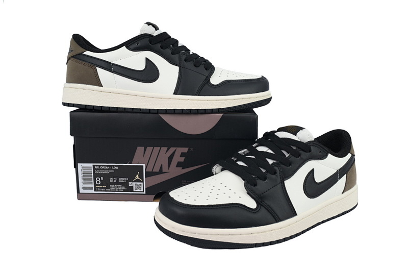 【AA1XH】摩卡黑棕黑  乔丹1代低帮  CZ0790-102   Air Jordan 1 Retro Low OG 'Mocha'