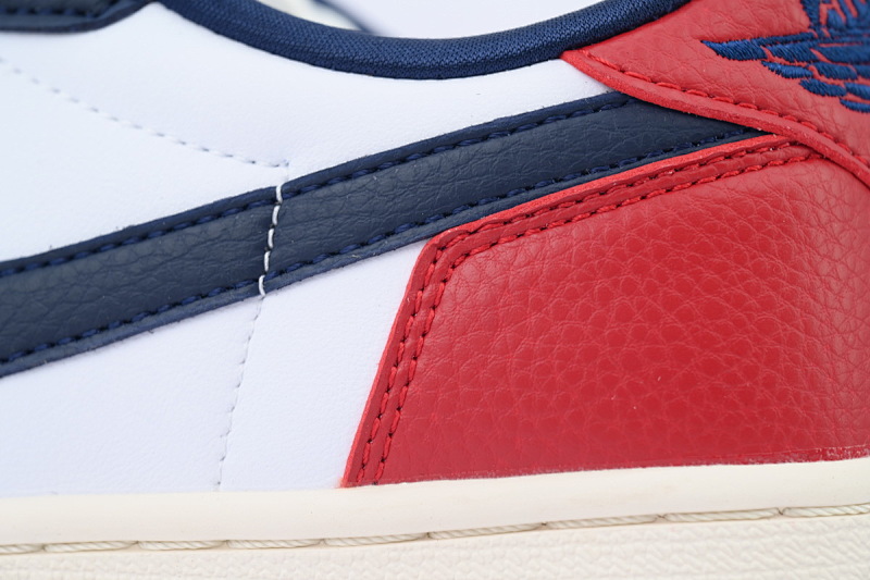 【AA1XH】警灯联名 乔丹1代低帮 HQ2993-100 Air Jordan 1 Retro Low OG 'Howard University'