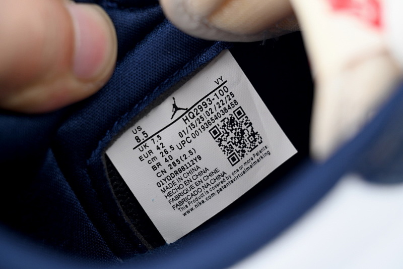 【AA1XH】警灯联名 乔丹1代低帮 HQ2993-100 Air Jordan 1 Retro Low OG 'Howard University'