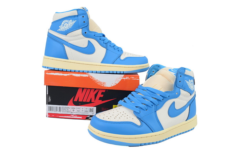【BA7XH】复古北卡蓝  乔丹1代复古篮球鞋 DZ5485-402 Air Jordan 1 Retro High OG 'UNC Reimagined'