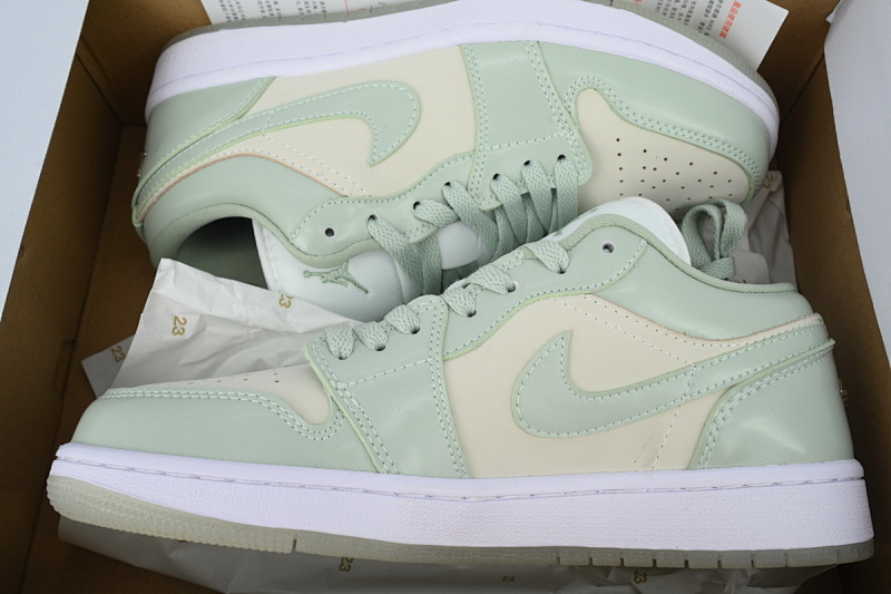 【AA1AQ】淡绿 乔丹1代低帮 HF4078-100 Air Jordan 1 Low SE 'Seafoam Sail'