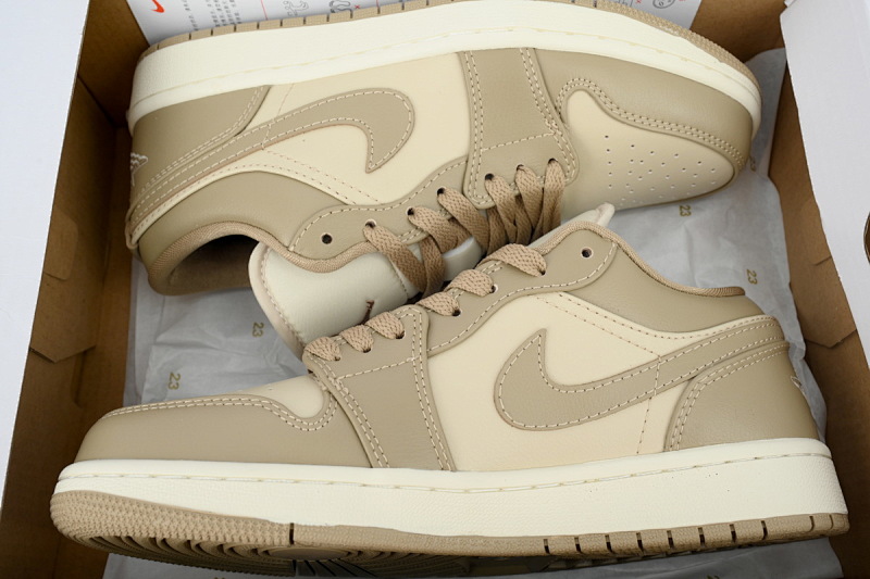 【AA1AQ】奶油咖 乔丹1代低帮 DC0774-203 Air Jordan 1 Low 'Rattan'