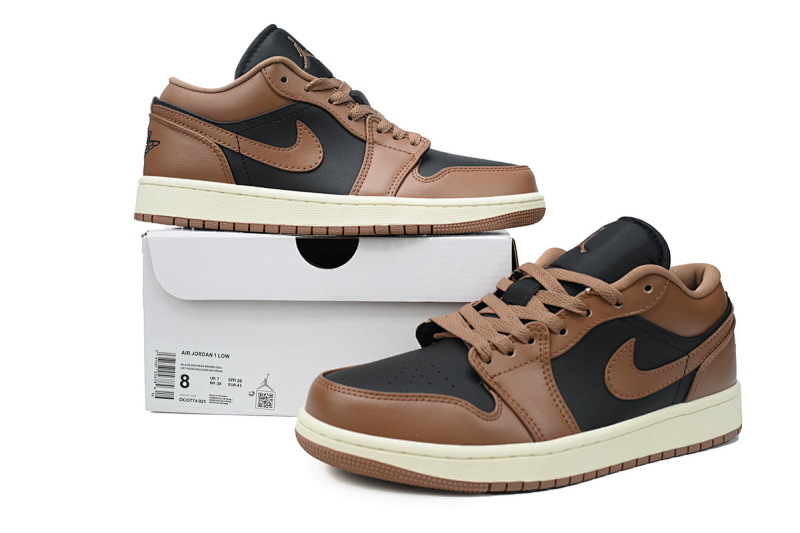 【AA1AQ】棕黑 乔丹1代低帮 DC0774-021 Air Jordan 1 Low 'Archaeo Brown'
