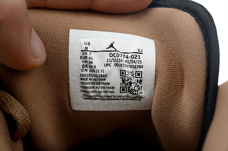 【AA1AQ】棕黑 乔丹1代低帮 DC0774-021 Air Jordan 1 Low 'Archaeo Brown'