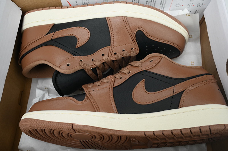 【AA1AQ】棕黑 乔丹1代低帮 DC0774-021 Air Jordan 1 Low 'Archaeo Brown'