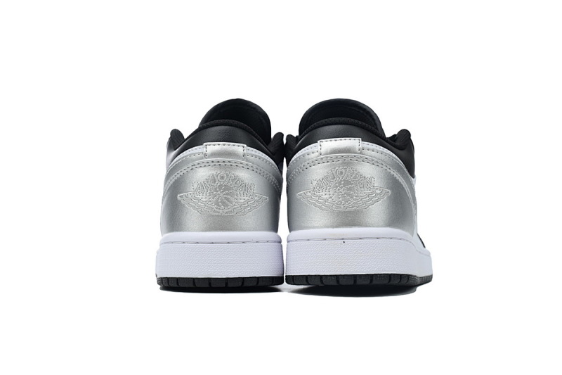 【AA1AQ】黑白银 乔丹1代低帮 553558-131 Air Jordan 1 Low Black Silver