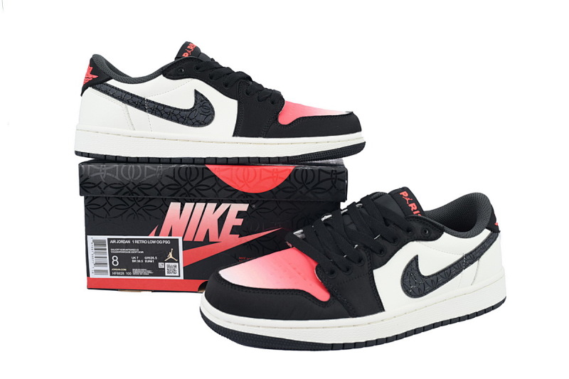 yupoo_325276_8ad24cf5.jpg 【AA1XH】低大巴黎 乔丹1代低帮 HF8828-100 Paris Saint-Germain x Air Jordan 1 Retro Low OG 'Sail Pink Oxford'