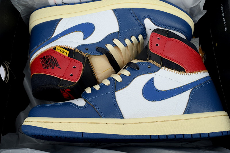 yupoo_325392_09bc8cfb.jpg 【BA7XH】米蓝联名 乔丹1代复古篮球鞋 BV1300-146 Union X Air Jordan 1 OG Hi Retro“Blue Toe”