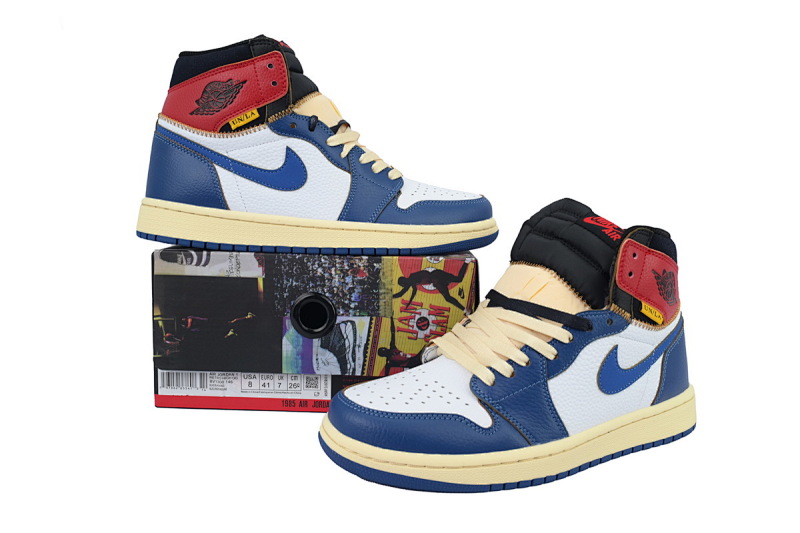 yupoo_325392_767dbd5e.jpg 【BA7XH】米蓝联名 乔丹1代复古篮球鞋 BV1300-146 Union X Air Jordan 1 OG Hi Retro“Blue Toe”
