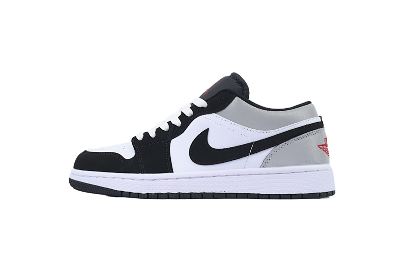 yupoo_325421_59f31449.jpg 【AA1XH】低反光黑白灰 乔丹1代低帮 HF3188-106 Air Jordan 1 Low 'White Fire Red Black Matte Silver'