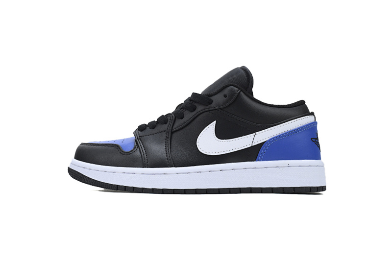【AA1AQ】黑宝蓝 乔丹1代低帮 553558-042 Air Jordan 1 Low 'Black Royal Toe'