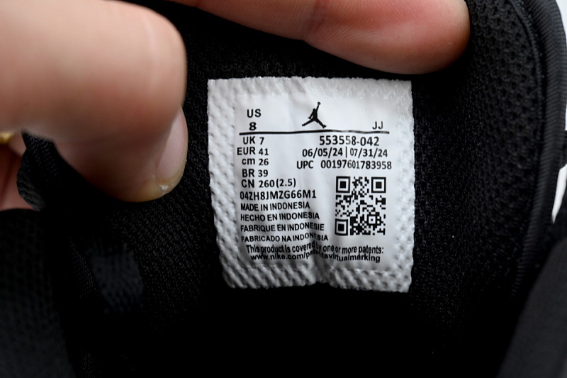 【AA1AQ】黑宝蓝 乔丹1代低帮 553558-042 Air Jordan 1 Low 'Black Royal Toe'