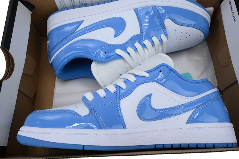 yupoo_325613_77100929.jpg 【AA1XH】低漆皮北卡蓝 乔丹1代低帮 FZ2138-114 Air Jordan 1 Low SE 'Legend Blue'