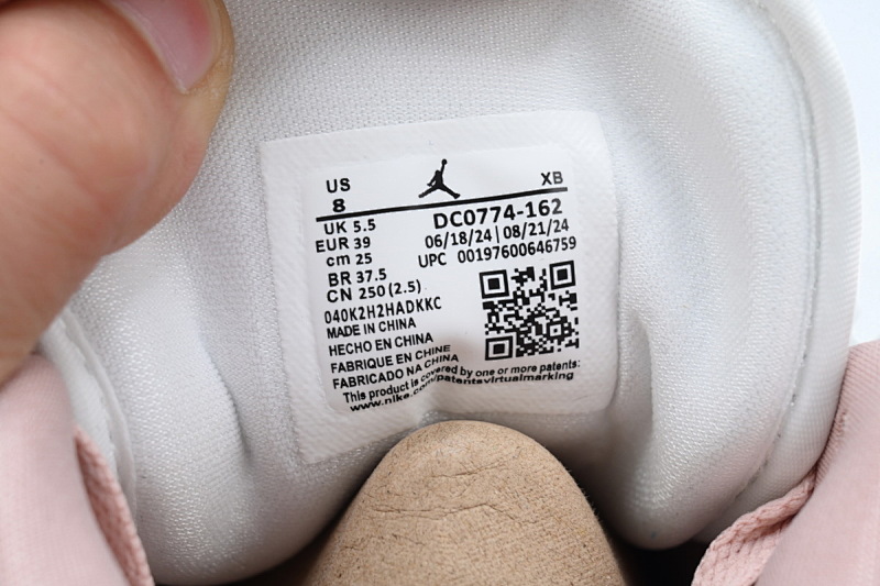【AA1AQ】樱花粉 乔丹1代低帮 DC0774-162 Air Jordan 1 Low 'Pink Oxford'