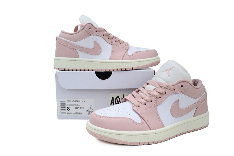 【AA1AQ】樱花粉 乔丹1代低帮 DC0774-162 Air Jordan 1 Low 'Pink Oxford'