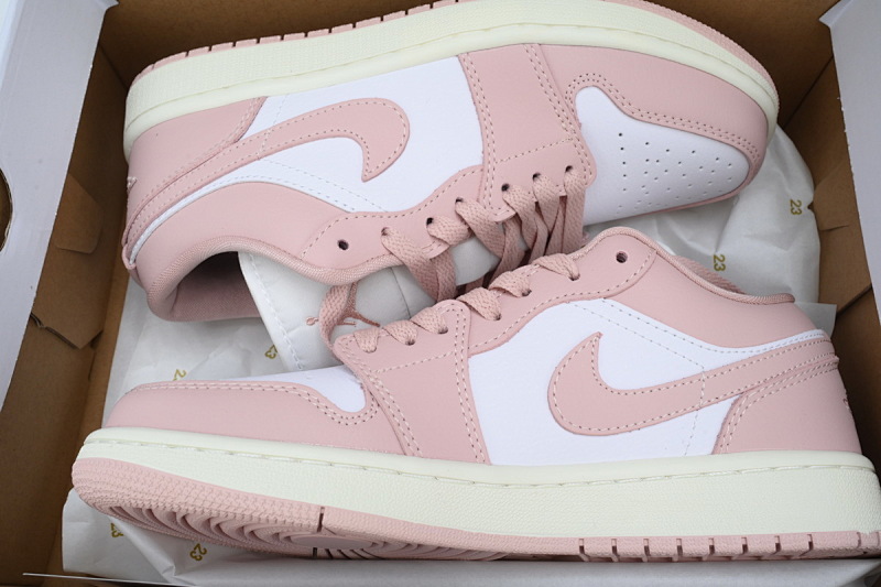 【AA1AQ】樱花粉 乔丹1代低帮 DC0774-162 Air Jordan 1 Low 'Pink Oxford'