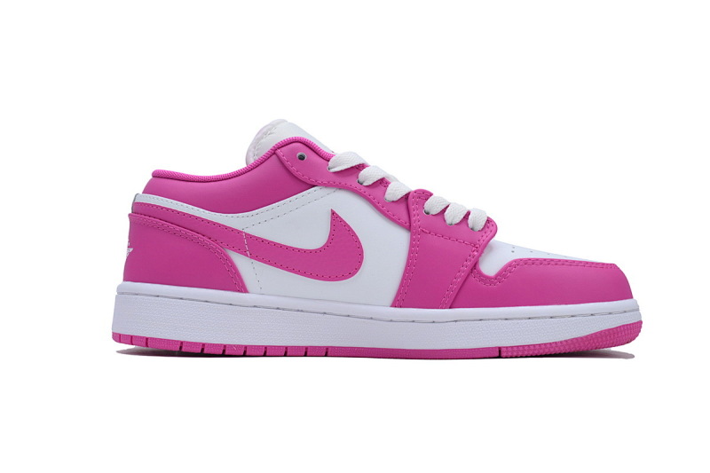 【AA1AQ】芭比粉 乔丹1代低帮 FV8486-600 Air Jordan 1 Low GS 'Fire Pink'