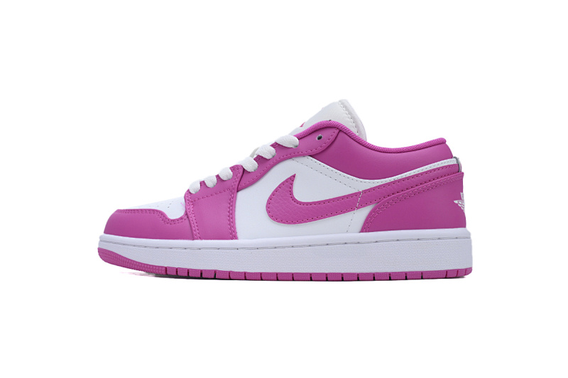 【AA1AQ】芭比粉 乔丹1代低帮 FV8486-600 Air Jordan 1 Low GS 'Fire Pink'