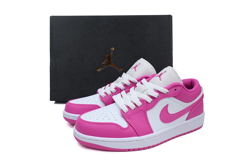 【AA1AQ】芭比粉 乔丹1代低帮 FV8486-600 Air Jordan 1 Low GS 'Fire Pink'