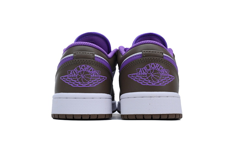 【AA1AQ】白棕紫 乔丹1代低帮 553558-215 Air Jordan 1 Low 'Palomino'