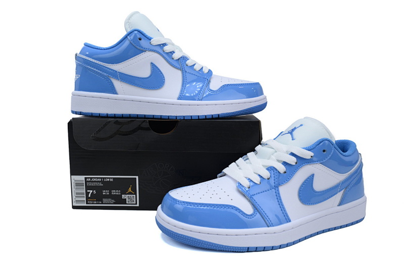 【AA1AQ】镜面北卡蓝 乔丹1代低帮 FZ2138-114 Air Jordan 1 Low SE 'Legend Blue'