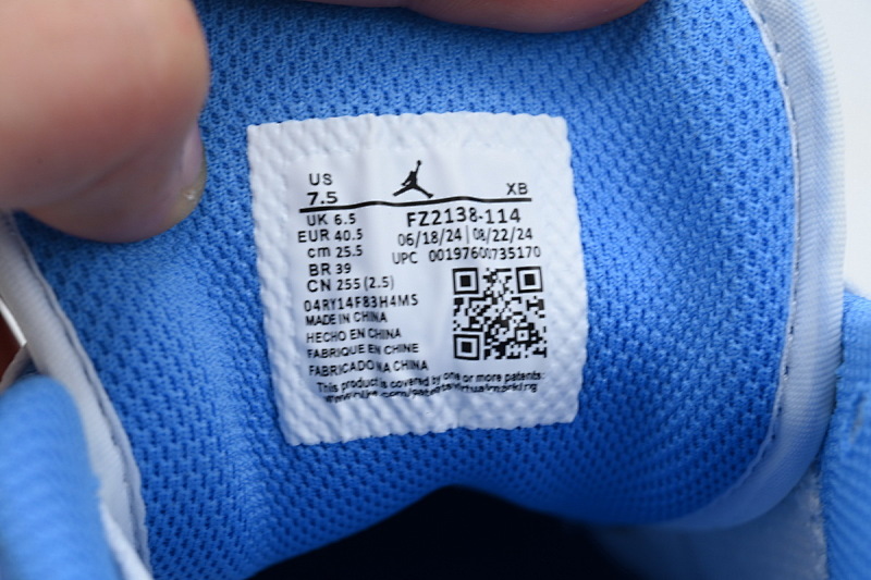 【AA1AQ】镜面北卡蓝 乔丹1代低帮 FZ2138-114 Air Jordan 1 Low SE 'Legend Blue'