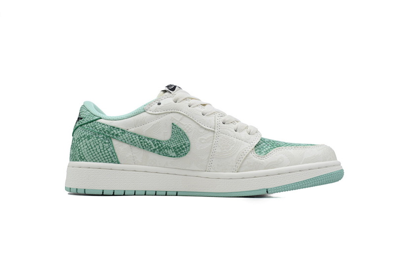 【AA1XH】蛇年白绿 乔丹1代低帮 HF3144-100 Air Jordan 1 Low OG Year of the Snake