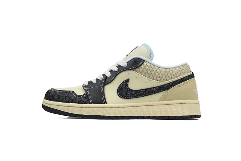 yupoo_325881_831a458a.jpg 【AA1XH】椰子 乔丹1代低帮 HQ3437-101 Air Jordan 1 Low SE 'Coconut Milk Black'